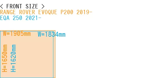#RANGE ROVER EVOQUE P200 2019- + EQA 250 2021-